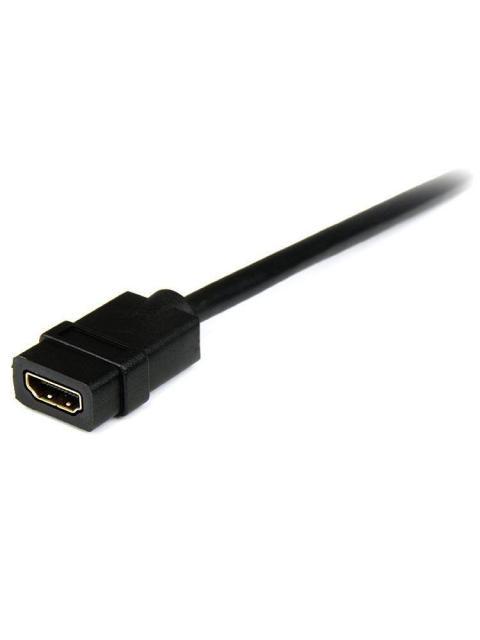 CABLE STARTECH HDMI MACHO-HDMI HEMBRA 2 METROS NEGRO HDEXT2M - Imagen 3