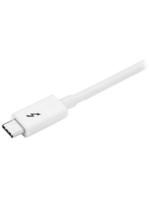 STARTECH CABLE THUNDERBOLT 3 USB-C MACHO - THUNDERBOLT 3 USB-C MACHO 1 METRO BLANCO PARA MACBOOK PRO - Imagen 3