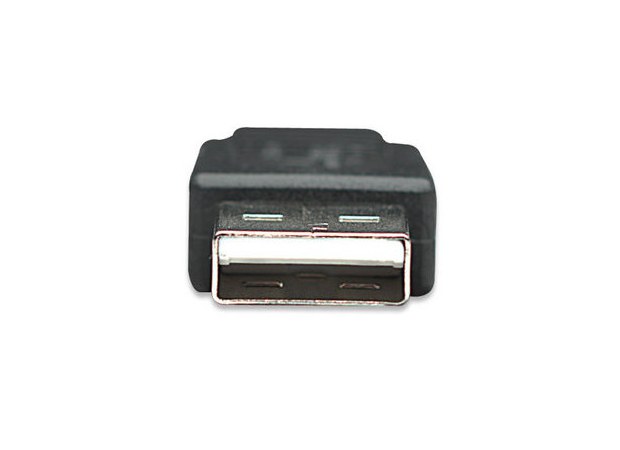 MANHATTAN CABLE USB DE ALTA VELOCIDAD USB 2.0 A MACHO - MICRO USB 2.0 B MACHO 1 METRO NEGRO - Imagen 2