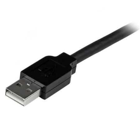 STARTECH CABLE USB 2.0 DE EXTENSION ALARGADOR ACTIVO USB A MACHO - USB A HEMBRA 5 METROS NEGRO - Imagen 3