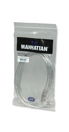 MANHATTAN CABLE DE ALTA VELOCIDAD USB 2.0 USB A MACHO - USB B MACHO 3 METROS PLATA - Imagen 2