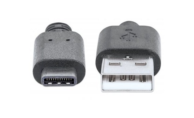 MANHATTAN CABLE USB C DE ALTA VELOCIDAD USB C MACHO - USB A MACHO 1 METRO NEGRO - Imagen 4