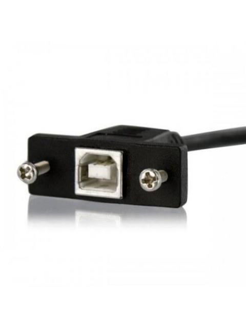 STARTECH  CABLE USB DE MONTAJE EN PANEL USB B MACHO - USB B HEMBRA 30CM NEGRO - Imagen 5