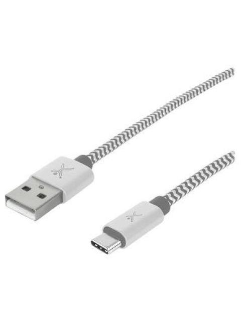 CABLE USB PERFECT CHOICE USB-A A USB-C 1M PLATA PC-101673 - Imagen 2
