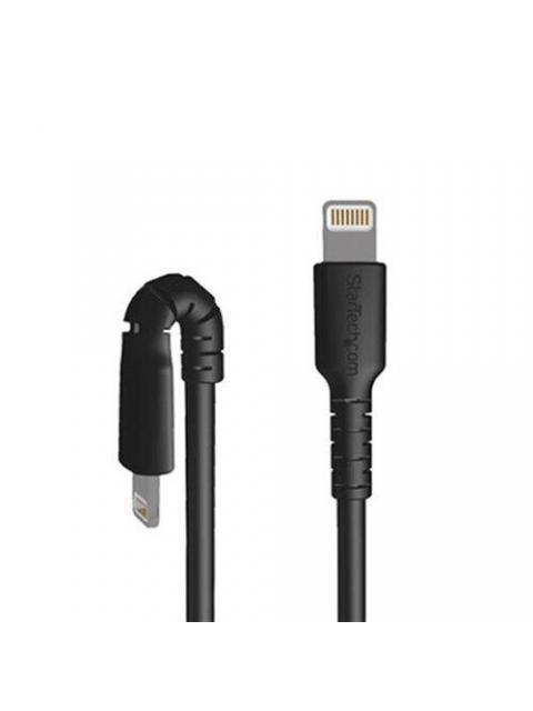 STARTECH CABLE DE CARGA CERTIFICADO MFI LIGHTNING MACHO - USB-C MACHO 1 METRO NEGRO PARA IPOD-IPHONE-IPAD - Imagen 4