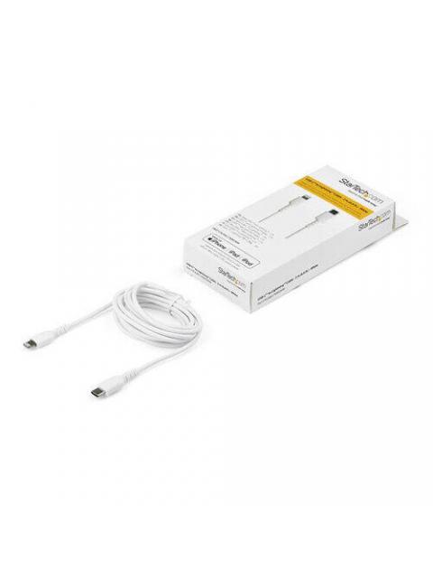 CABLE USB-C A LIGHTNING STARTECH 2M CERTIFICADO BLANCO RUSBCLTMM2MW - Imagen 2