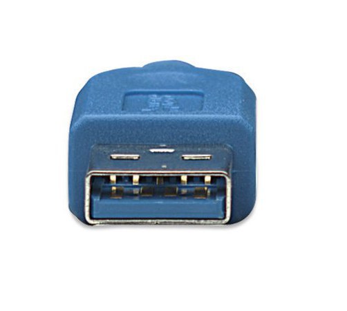 MANHATTAN CABLE USB A MACHO - MICRO USB B MACHO 2 METROS AZUL - Imagen 2