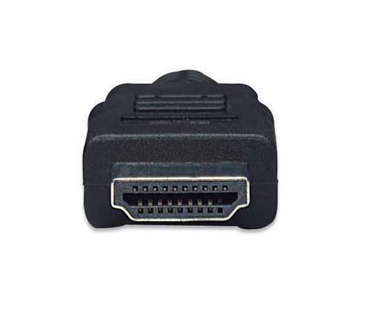 MANHATTAN CABLE HDMI DE ALTA VELOCIDAD CON CANAL ETHERNET HDMI MACHO - MICRO HMDI 4K 30HZ 2 METROS NEGRO - Imagen 3