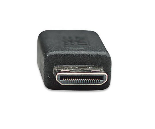 MANHATTAN CABLE HDMI DE ALTA VELOCIDAD MINI HDMI MACHO - HDMI MACHO 4K 1.8 METROS NEGRO - Imagen 2