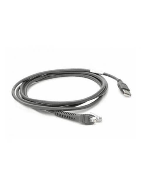 ZEBRA CABLE USB MACHO - EAS MACHO 2.1 METROS NEGRO - Imagen 2