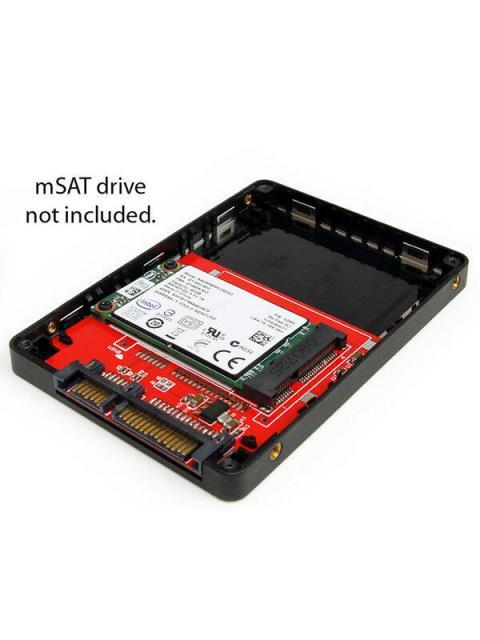 STARTECH CAJA ADAPTADORA SATA 2.5 MINI SSD MSATA - SSD SATA - Imagen 4