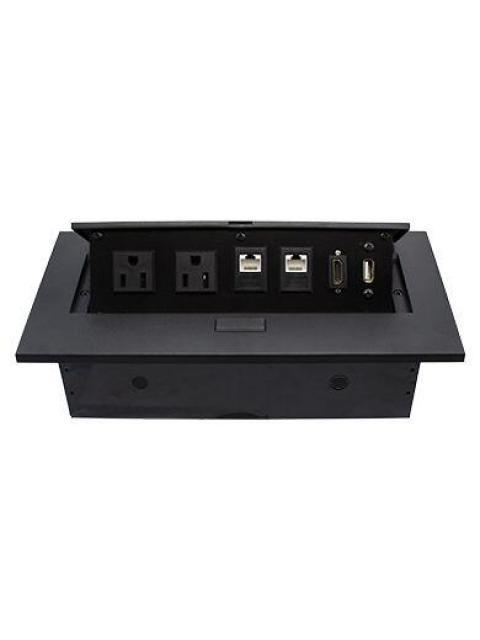 BROBOTIX CAJA DE MONTAJE 170906 4 PUERTOS NEGRO - Imagen 5