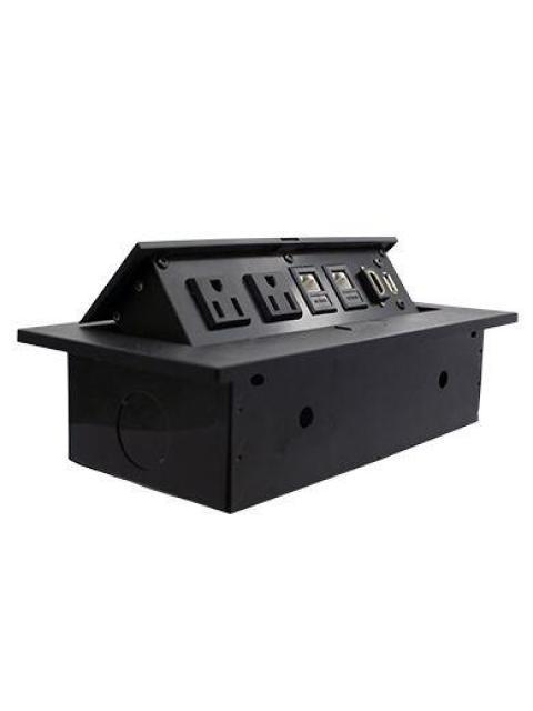 BROBOTIX CAJA DE MONTAJE 170906 4 PUERTOS NEGRO - Imagen 6