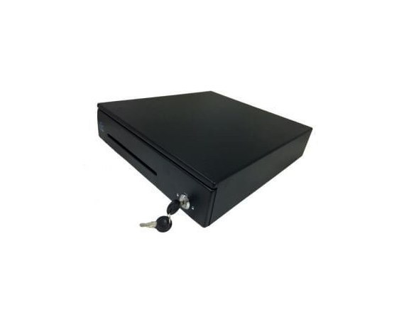 CAJON DE DINERO EC LINE EC-CD-50M CON LLAVE 5KG NEGRO - Imagen 2