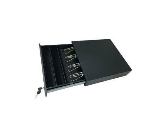 CAJON DE DINERO EC LINE EC-CD-50M CON LLAVE 5KG NEGRO - Imagen 3