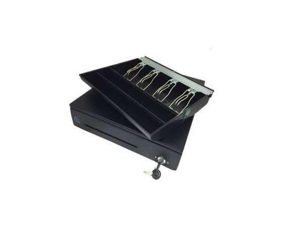 CAJON DE DINERO EC LINE EC-CD-50M CON LLAVE 5KG NEGRO - Imagen 4