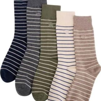 CALCETINES LARGOS VESTIR CASUAL SET DE 5 PARES UNITALLA MULTICOLOR KEBO