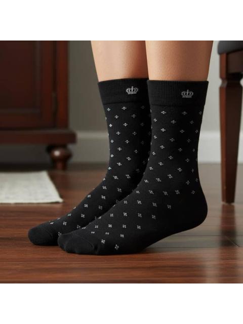 CALCETINES LARGOS VESTIR CASUAL SET DE 5 PARES UNITALLA NEGRO KEBO - Imagen 3