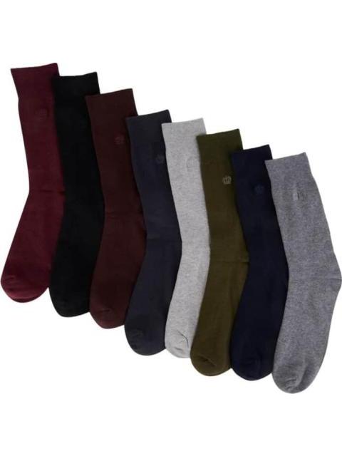 CALCETINES LARGOS VESTIR CASUAL SET DE 8 PARES UNITALLA MULTICOLOR KEBO