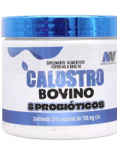 CALOSTRO BOVINO CON PROBIOTICOS 120 CAPSULAS ADVANCE NUTRITION