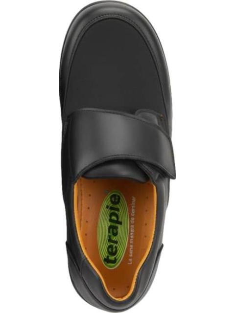 CALZADO ESPECIAL PIEL NAPA LICRA NEGRO TERAPIE - Imagen 4