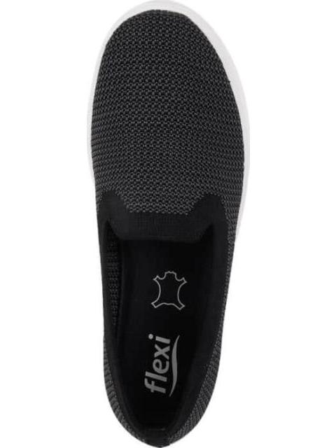 CALZADO SLIP ON GRECYA BALLERINA NEGRO FLEXI - Imagen 3