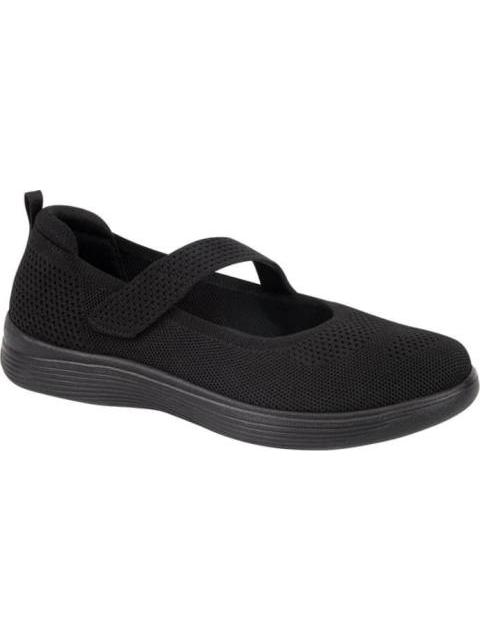 CALZADO VELCRO SLIP ON GRECYA BALLERINA NEGRO FLEXI - Imagen 2