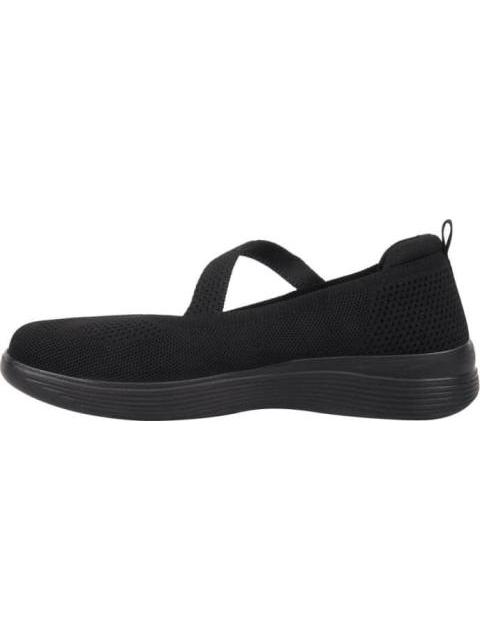CALZADO VELCRO SLIP ON GRECYA BALLERINA NEGRO FLEXI - Imagen 5