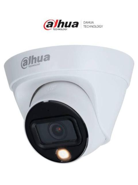 CAMARA DAHUA HDW1239T1PALED0280BS6 CAMARA DOMO DE 2MP LENTE DE 2.8MM 100Â° MICROFONO INTEGRADO LUZ BLANCA 15 M