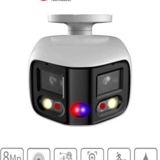 CAMARA DAHUA IPCPFW3849SA180ASPV CAMARA IP BULLET WIZSENSE 2X4MP CON VISION DE 180Â°