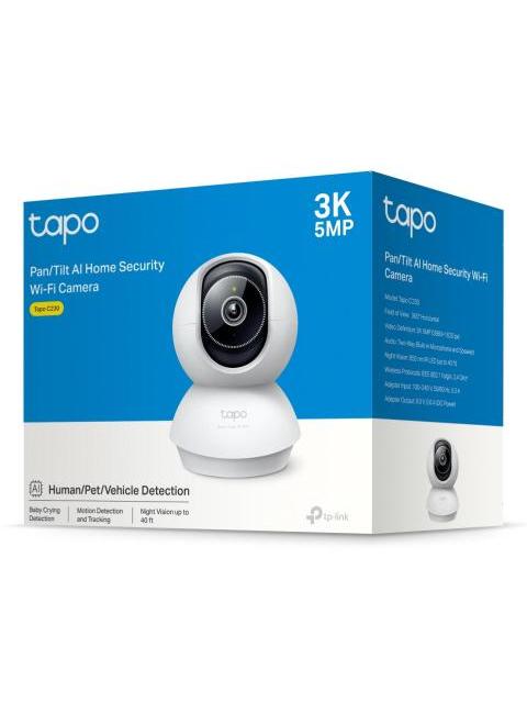 CAMARA DE SEGURIDAD WIFI PARA EL HOGAR CON PAN-TILT AI TAPO C230 - Imagen 3