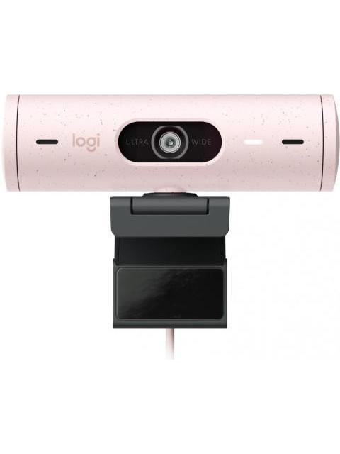 LOGITECH WEBCAM BRIO 500 CON MICROFONO 4MP 1920 X 1080 PIXELES USB-C ROSA - Imagen 3