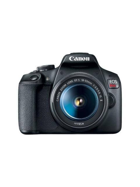 CAMARA REFLEX CANON EOS REBEL T7 24.1MP CUERPO + LENTE EF-S 18-55MM IS II