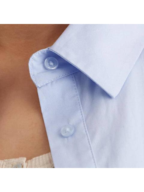 CAMISA CROP AZUL HOLLY LAND - Imagen 6