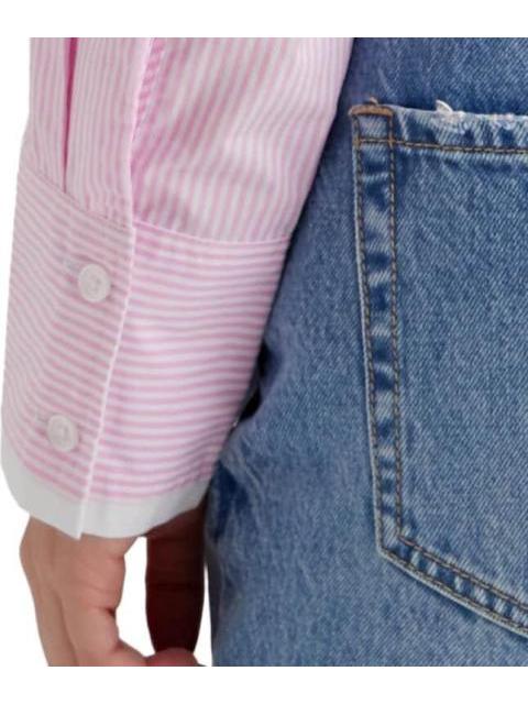 CAMISA CROP ROSA HOLLY LAND - Imagen 5