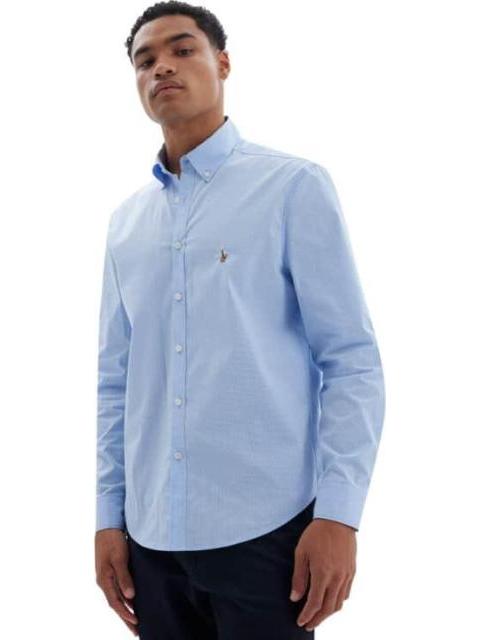 CAMISA CUADROS AZUL HPC POLO