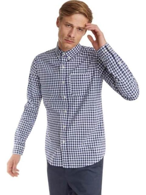 CAMISA CUADROS AZUL MARINO NEXT CO - Imagen 4