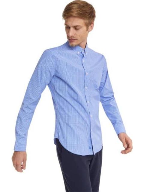 CAMISA CUADROS AZUL HPC POLO - Imagen 4