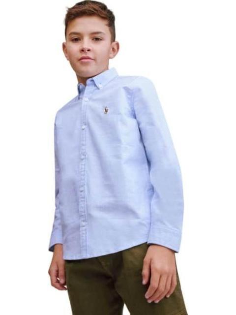 CAMISA MANGA LARGA AZUL CIELO HPC POLO - Imagen 3