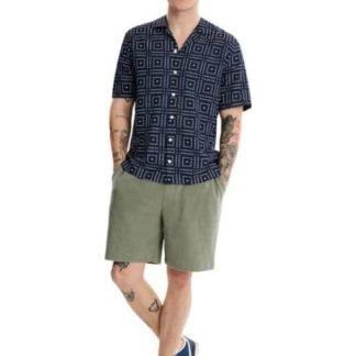 CAMISA MANGA CORTA AZUL MARINO NEXT CO