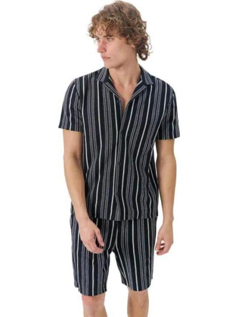 CAMISA MANGA CORTA AZUL MARINO NEXT CO - Imagen 2