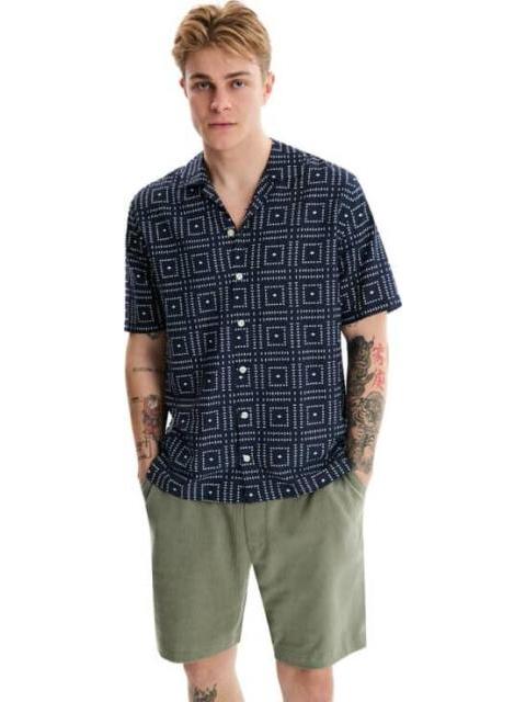 CAMISA MANGA CORTA AZUL MARINO NEXT CO - Imagen 2