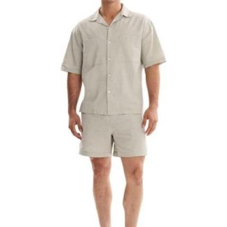 CAMISA MANGA CORTA BEIGE D.E.E.P SELECTION
