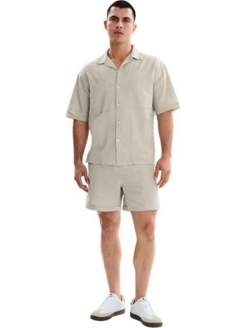 CAMISA MANGA CORTA BEIGE D.E.E.P SELECTION