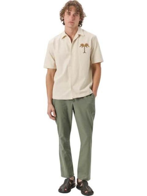 CAMISA MANGA CORTA BEIGE HARD SODA