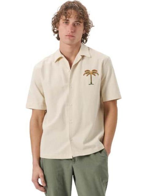 CAMISA MANGA CORTA BEIGE HARD SODA - Imagen 2