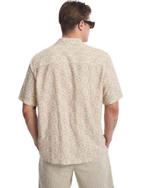 CAMISA MANGA CORTA BEIGE NEXT CO - Imagen 4