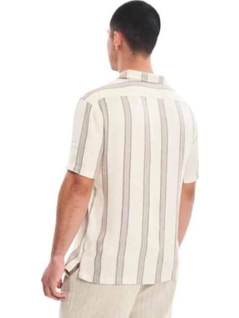 CAMISA MANGA CORTA BEIGE NEXT CO - Imagen 4