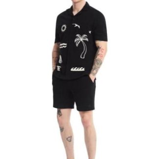 CAMISA MANGA CORTA NEGRO HARD SODA
