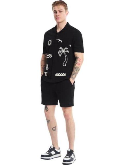 CAMISA MANGA CORTA NEGRO HARD SODA
